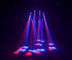 Pindah Kepala RGBW LED Beam Stage Lighting Untuk Klub / Partai / Wedding DMX Stage Lighting pemasok