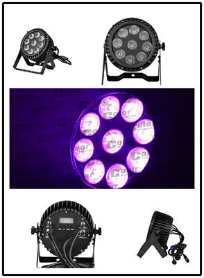 Cina LED 15W 5-in-1 LED RGBAW DMX512 Dapat Lampu untuk konser kecil / studio TV pemasok