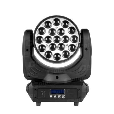 Cina 19 * 15W RGBW Pindah Kepala LED Cuci Zoom Concert Pencahayaan dengan DMX 512 Kontrol pemasok