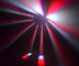 Profesional Stage Lighting 10W RGBW Mini LED Moving Kepala Beam 08/06 DMX Saluran pemasok