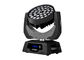 Nirkabel Kontrol 36 * 10 W Pindah Kepala LED Cuci Zoom DJ KTV Bar Rotating Tahap Cahaya pemasok